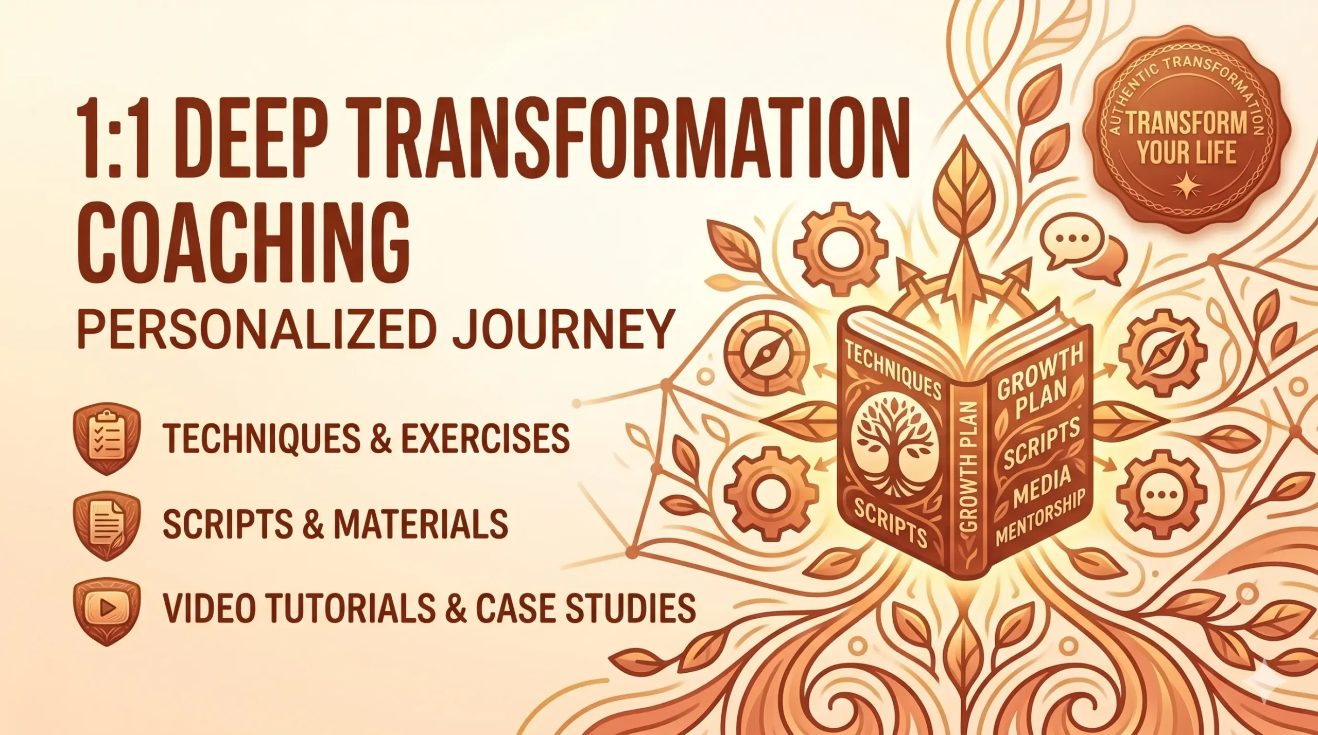 1:1 Deep Transformation Coaching